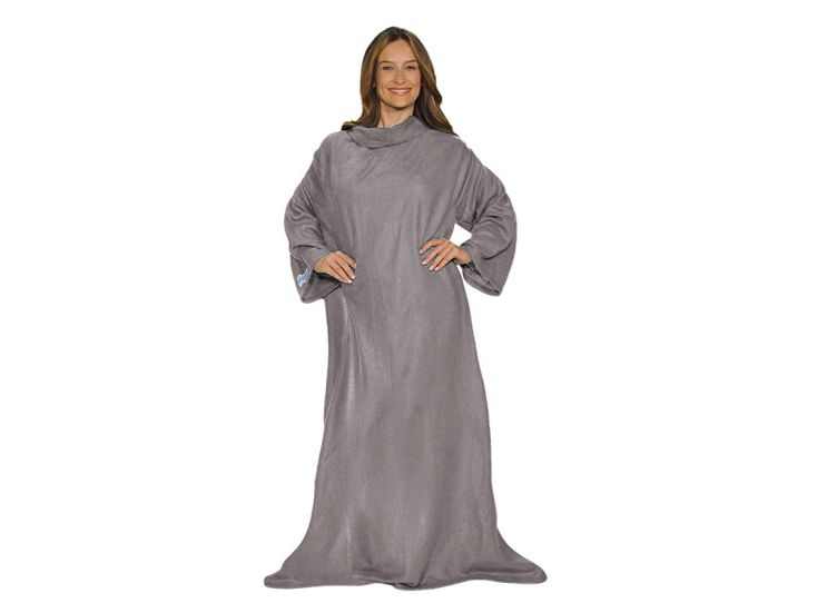 Snuggie Original Fleece-Decke mit Ärmeln - Grey