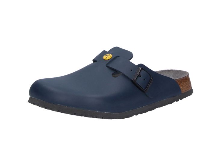 Birkenstock Boston ESD Herren Pantolette - Blue