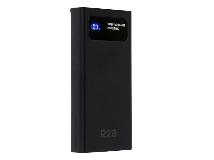 R2B 20.000 mAh Schnellladegerät Powerbank mit LED-Anzeige