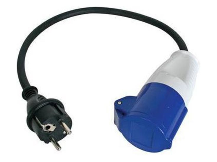Perel ECEEC E/F CEE Adapterkabel - 40 cm