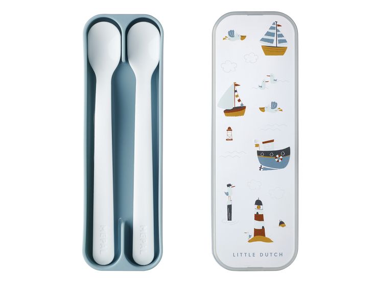Mepal Mio Little Dutch Set von 2 Fütterlöffel - Sailors Bay