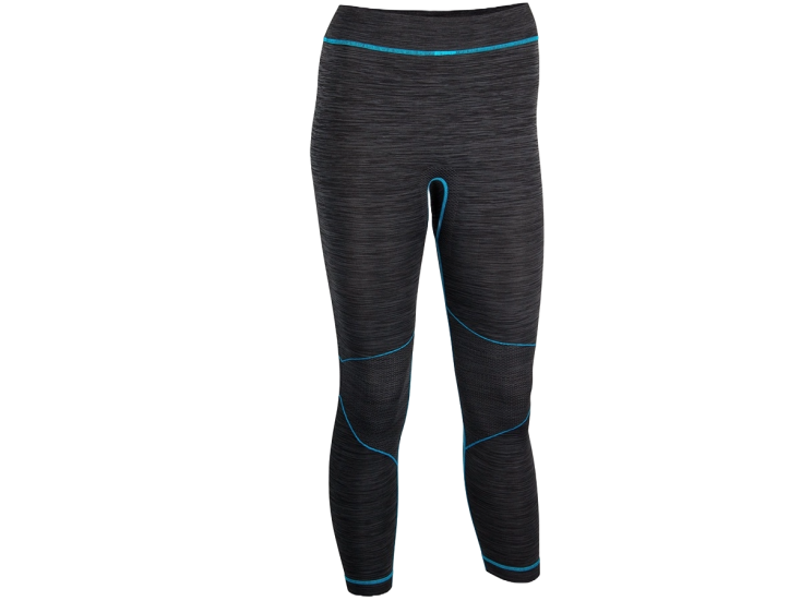 Avento Superior Damen Thermohose - Schwarz/Aqua