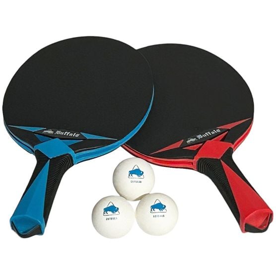 Buffalo Duo Tischtennisschläger-Set für draußen