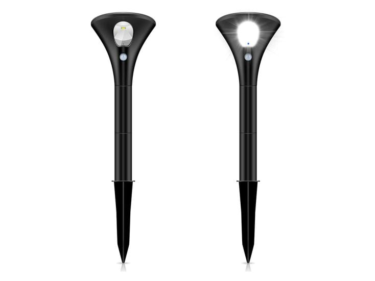 FlinQ Spike Solarlampe mit Sensor - Set von 2