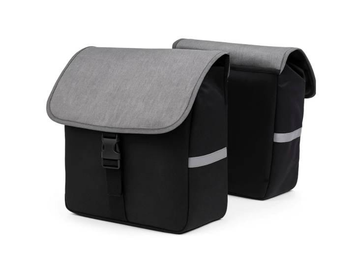 CUHOC 20 Liter Fahrrad doppeltasche mit reflektoren