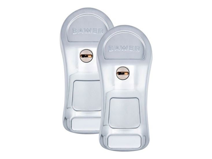 BAWER Armo 2-pack Lieferwagen-Schloss - Chrome