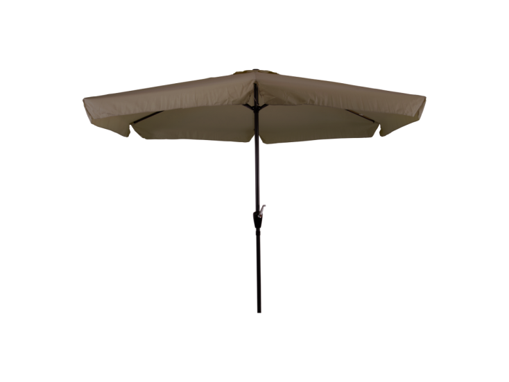 CUHOC sonnenschirm Ø3m taupe mit volant