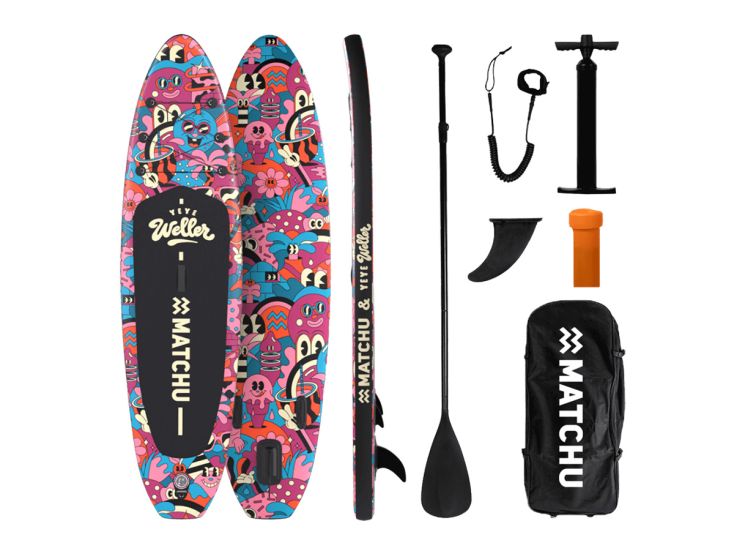 Matchu x Yeye Weller Aufblasbares SUP-Board - Limited Edition