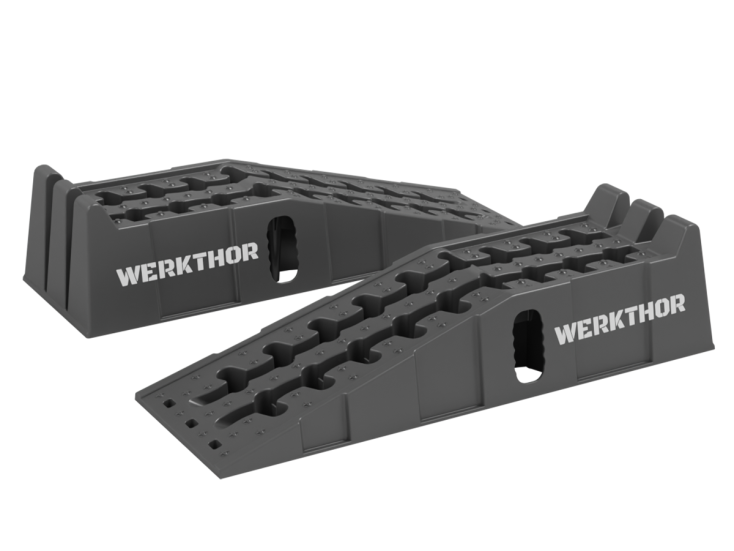 WERKTHOR 5000 kg PKW Auffahrrampen - Set von 2