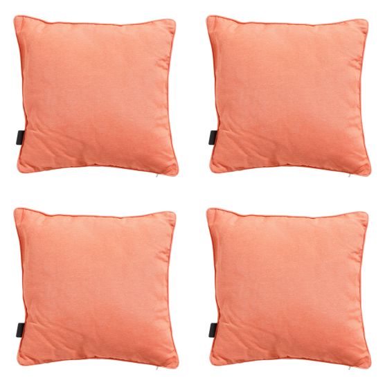Madison Panama Flammenorange Dekokissen - 4er Set