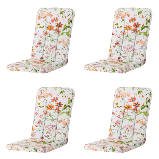 Madison Milly natürliches Gartenkissen - 4er-Set