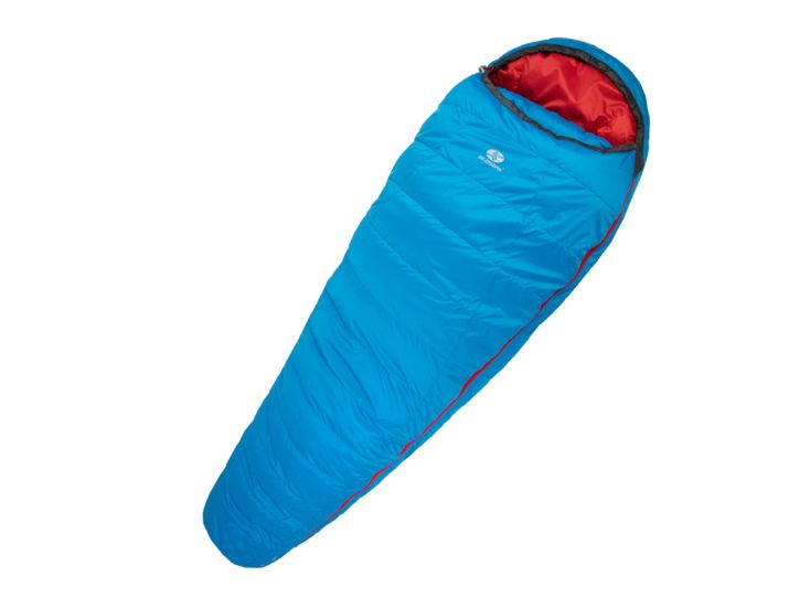 SirJoseph Trekking Rimo II 600 Links Mumienschlafsack - Blue