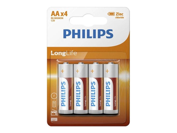 Philips LongLife AA Batterien - 4er-Pack