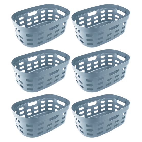 Sunware Sigma home 45 Liter 6er-Set Wäschekörbe - Blue