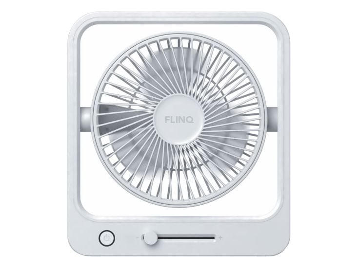 FlinQ Wiederaufladbarer Tischventilator - White