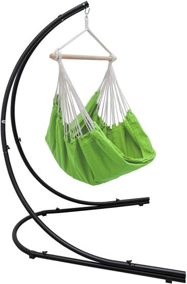 AMANKA XXL Hängesessel mit Gestell - Green