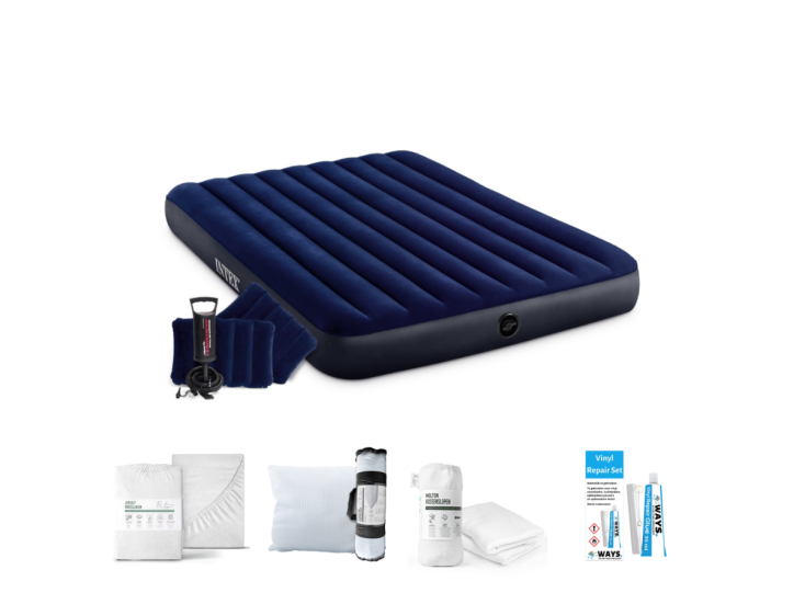 Intex Classic Downy 203 x 152 cm Luftmatratzen-Set - 
5-teilig