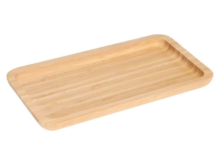 Excellent Houseware Serviertablett aus Bambus