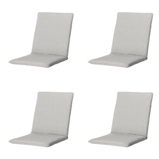 Stapelbare Stuhlkissen Madison Panama aus Leinen – 4er-Set