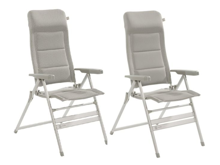 Travellife Barletta Stuhl comfort XL light grey - 2 stück