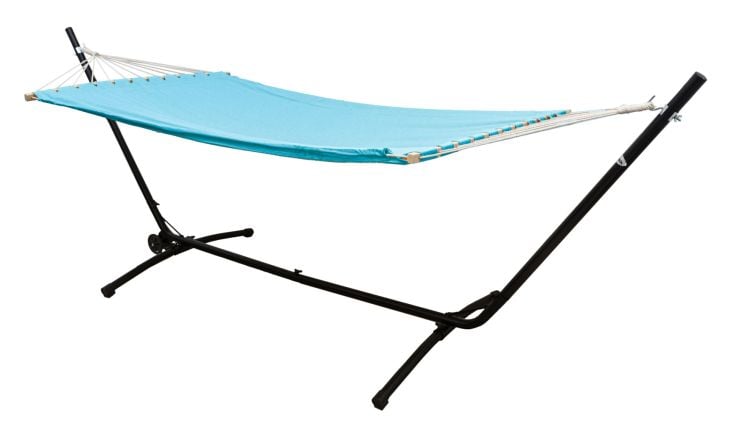 AMANKA 335 x 100 cm Hängematte mit Gestell - Blue