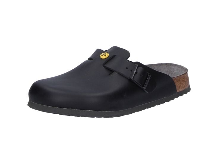 Birkenstock Boston ESD Herren Pantoletten - Black
