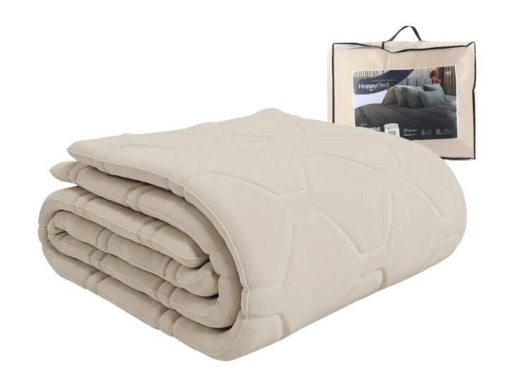 Happybed Taupe Bettdecke - 160 x 200 cm