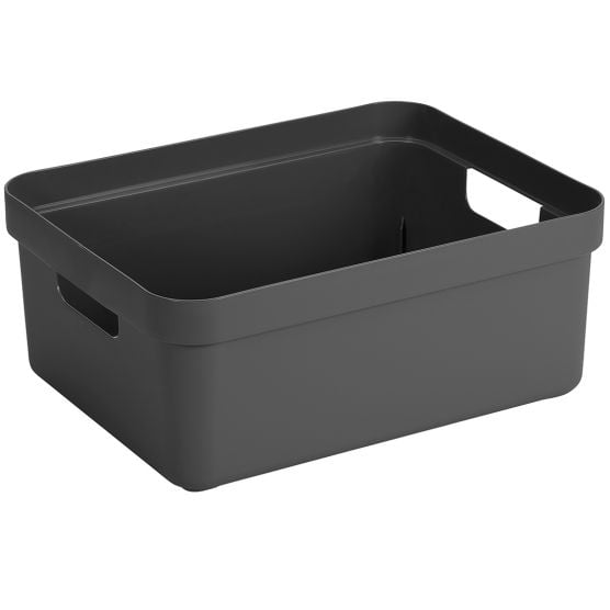 Sunware Sigma home 24 Liter Aufbewahrungsbox - Anthracite