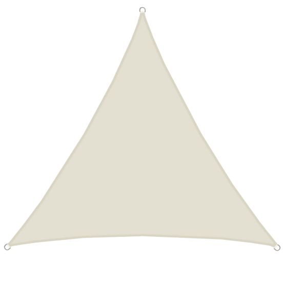 AMANKA 3 x 3 x 3 wasserabweisendes Polyester Sonnensegel - Beige