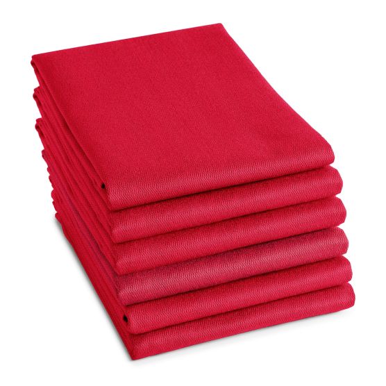 DDDDD Logo 60 x 65 cm 6er-Set Geschirrtüchern - Red