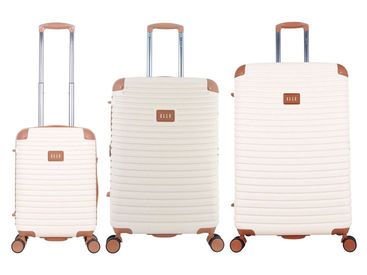 ELLE Glam 57/67/77 cm Reisekofferset  - Cream