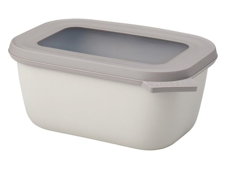Mepal Cirqula 750ml rechteckige Multischüssel - White