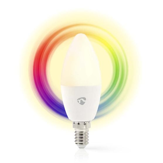 Nedis WIFILRC10E14 SmartLife Vollfärbige LED-Lampe
