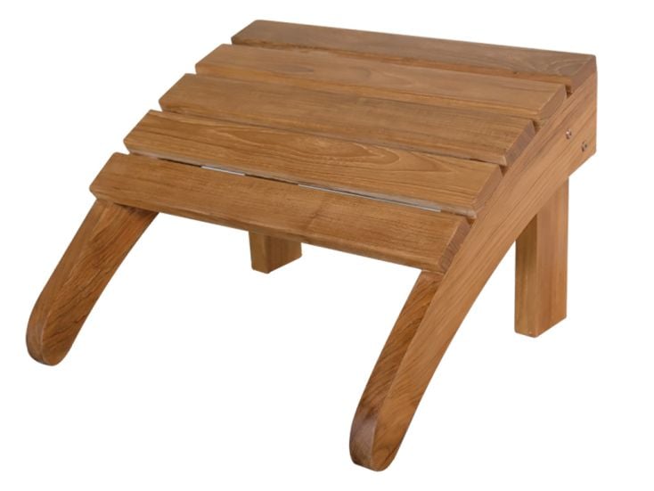 Chill-Dept. Melville Teakholz Adirondack Hocker