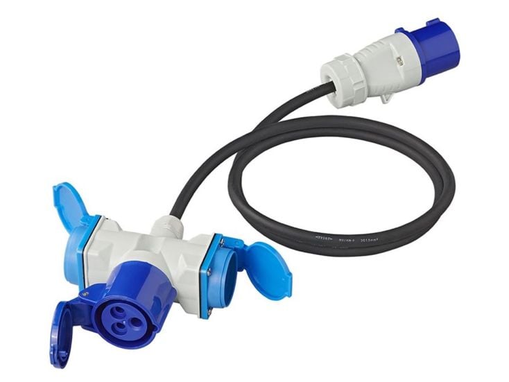 ProPlus CEE nach Schuko Adapterkabel - 150 cm