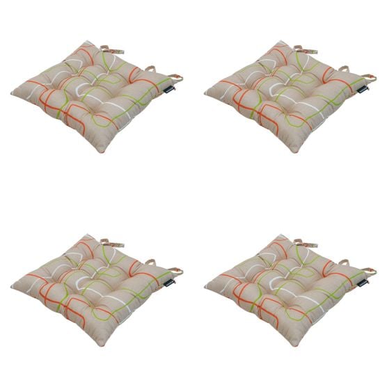 Madison Joah terra Sitzkissen - 4er Set