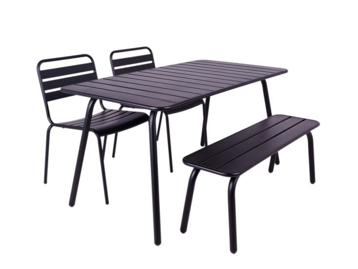 MaximaVida Max 150 cm 4-teiliges Metall-Garten-Set