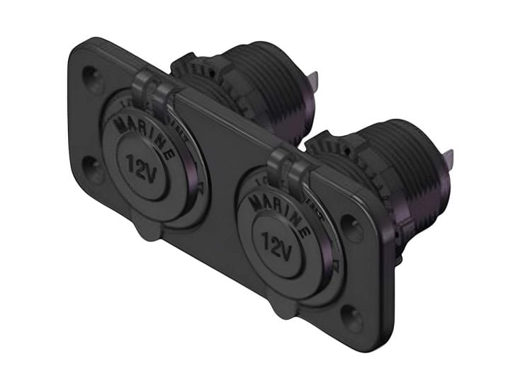 Allpa 12-Volt-Doppelsteckdose