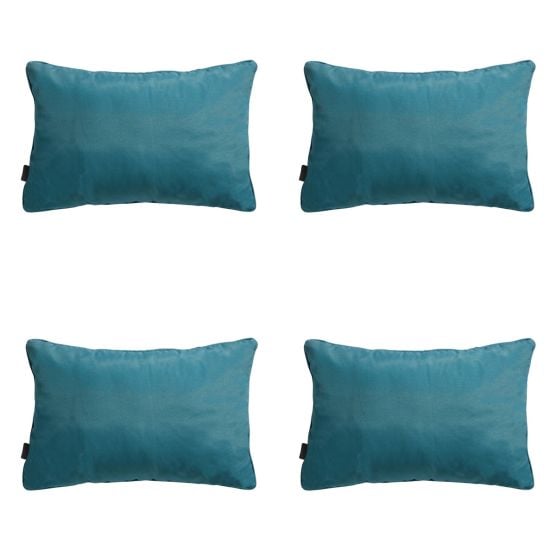 Dekokissen Madison Panama seeblau - 4er-Set