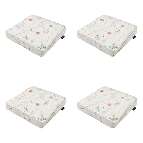 Madison Donna Sitzkissen aus natürlichem Canvas Eco+ - 4er-Set
