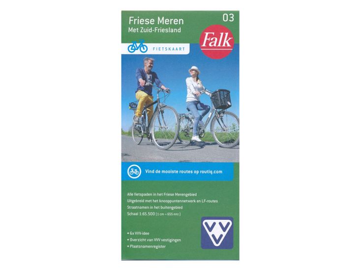 Falk Friese Meren mit Zuid-Friesland 03 Fahrradkarte