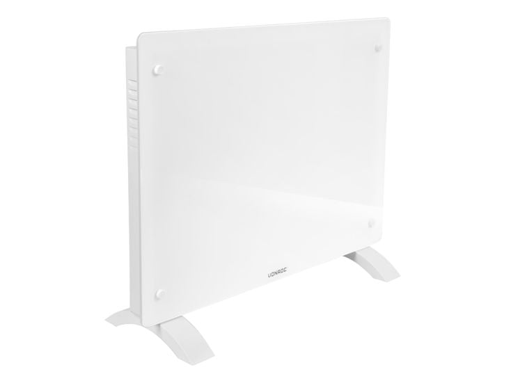 Vonroc 1500 watt Konvektorheizung mit Glasplatte - White