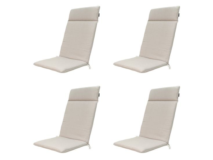 Madison Naples Taupe Gartenstuhlkissen - 4er-Set