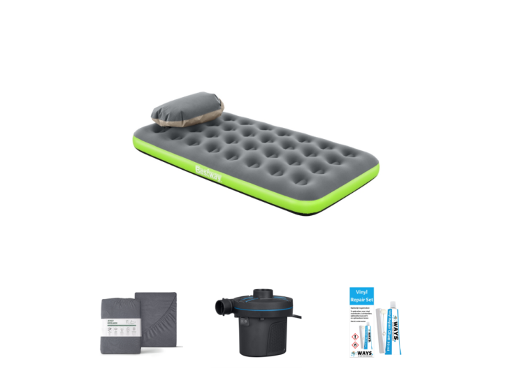 Bestway Roll & Relax 188 x 99 cm Luftmatratzen-Set - 
4-teilig