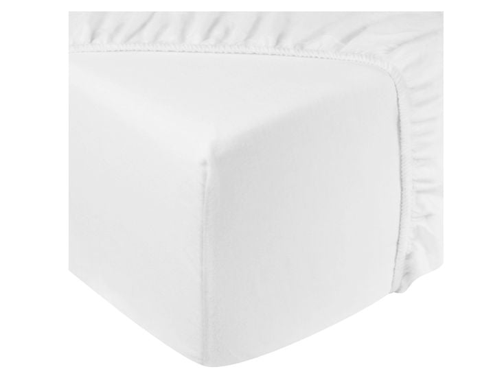 DoubleDry Jersey 90 x 200 cm Spannbettlaken - White