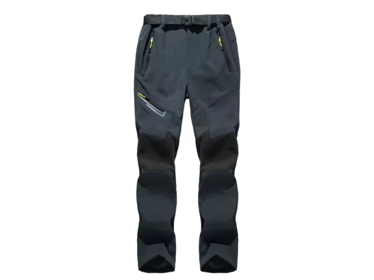 Hikr Wasserdichte Herren-Fleecehose - Grey