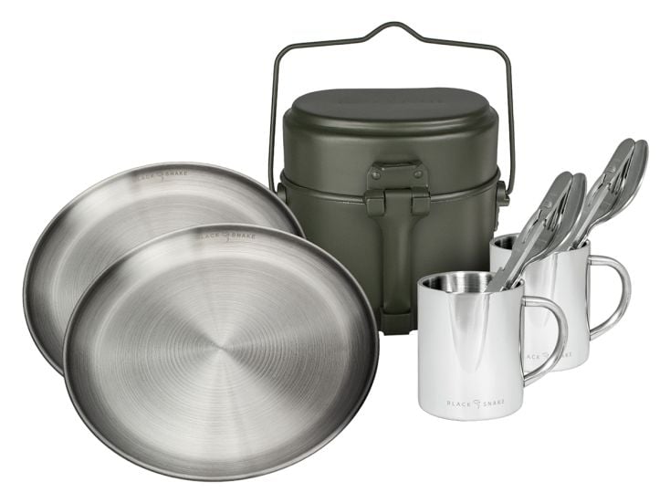 Black Snake 13-teiliges Campingkochgeschirr Set
