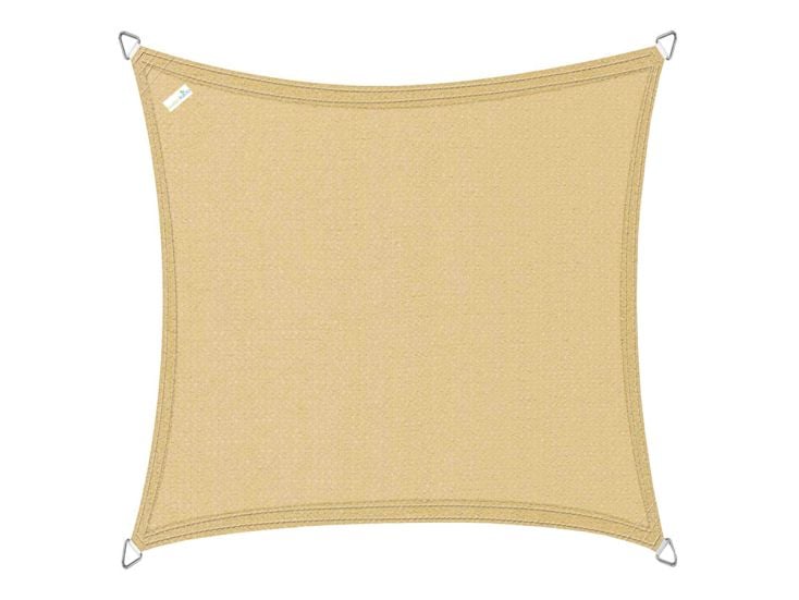 Buitenkado 3,6x3,6m sand beige sonnensegel