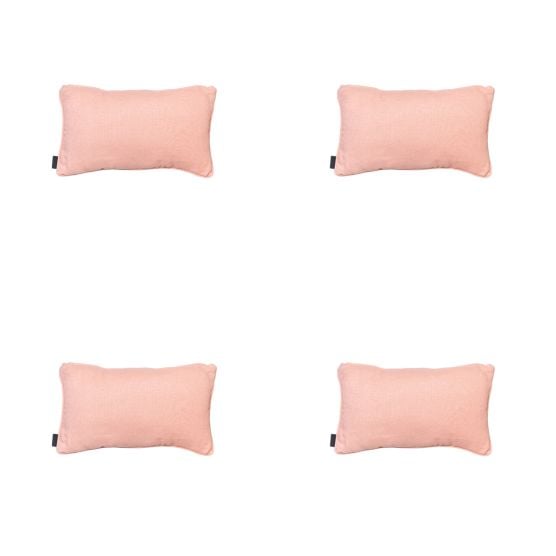 Dekokissen Madison Naples Lachs - 4er-Set