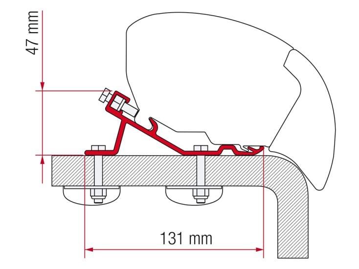 Fiamma F80/F65 Adapter Standard